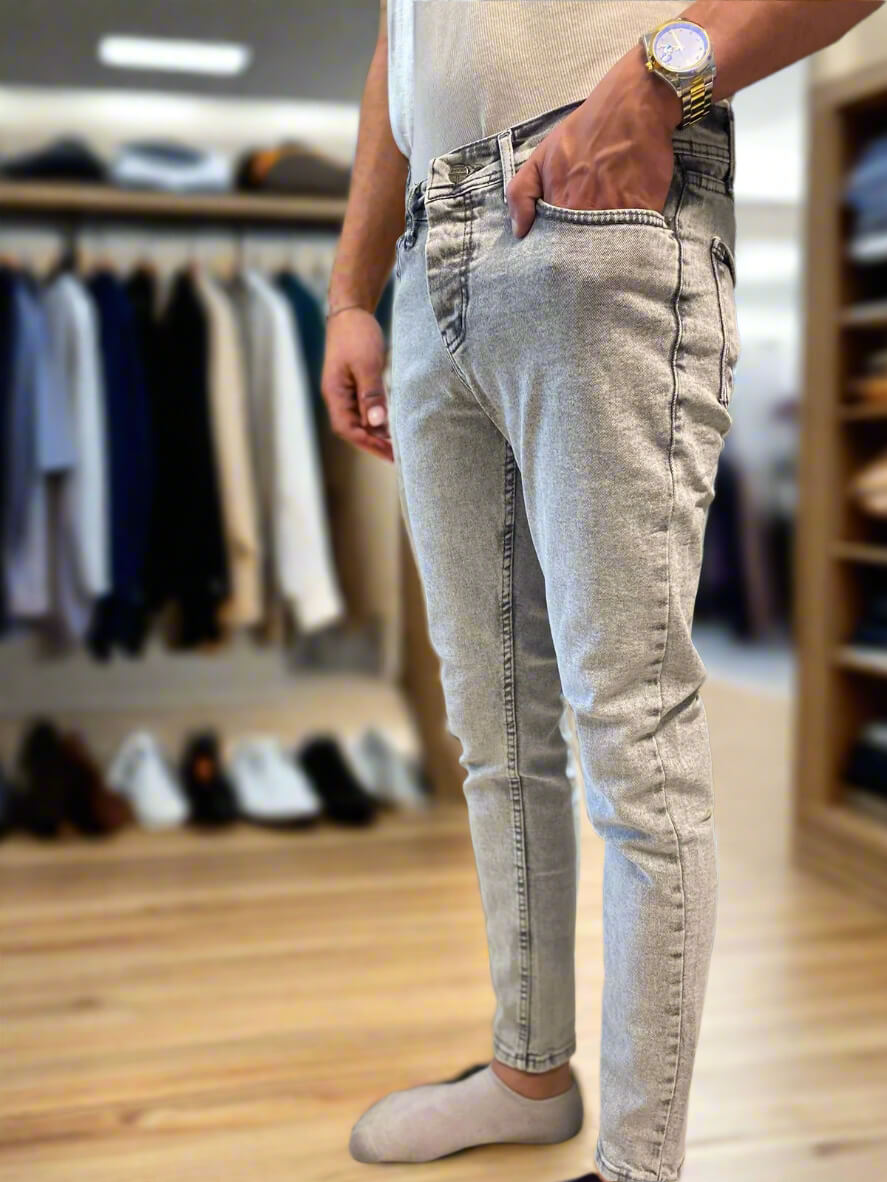 Denim Slim fit Pants by LV