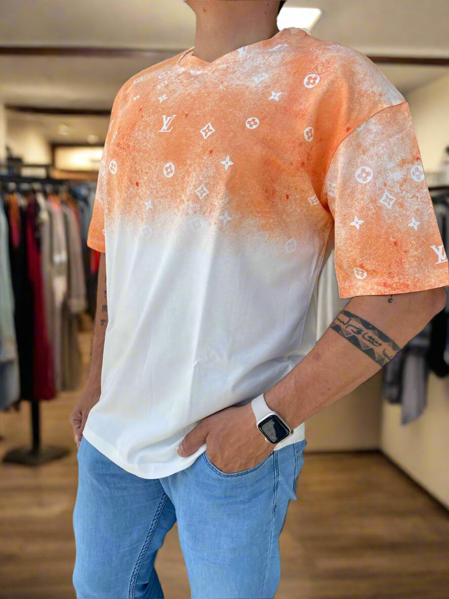 Over-sized branded t-shirt
