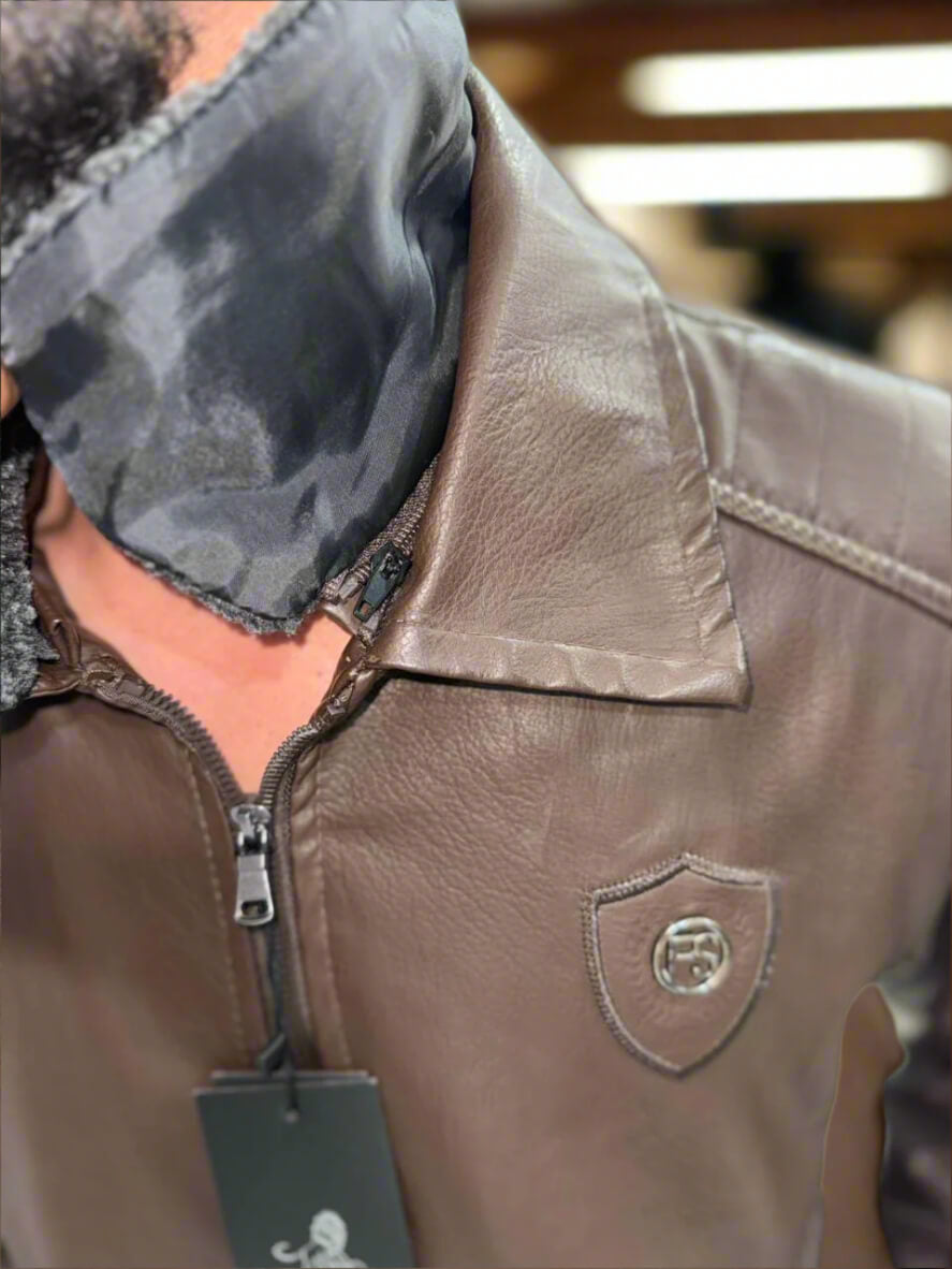 Leather Bomber jacket - AirPilot Style