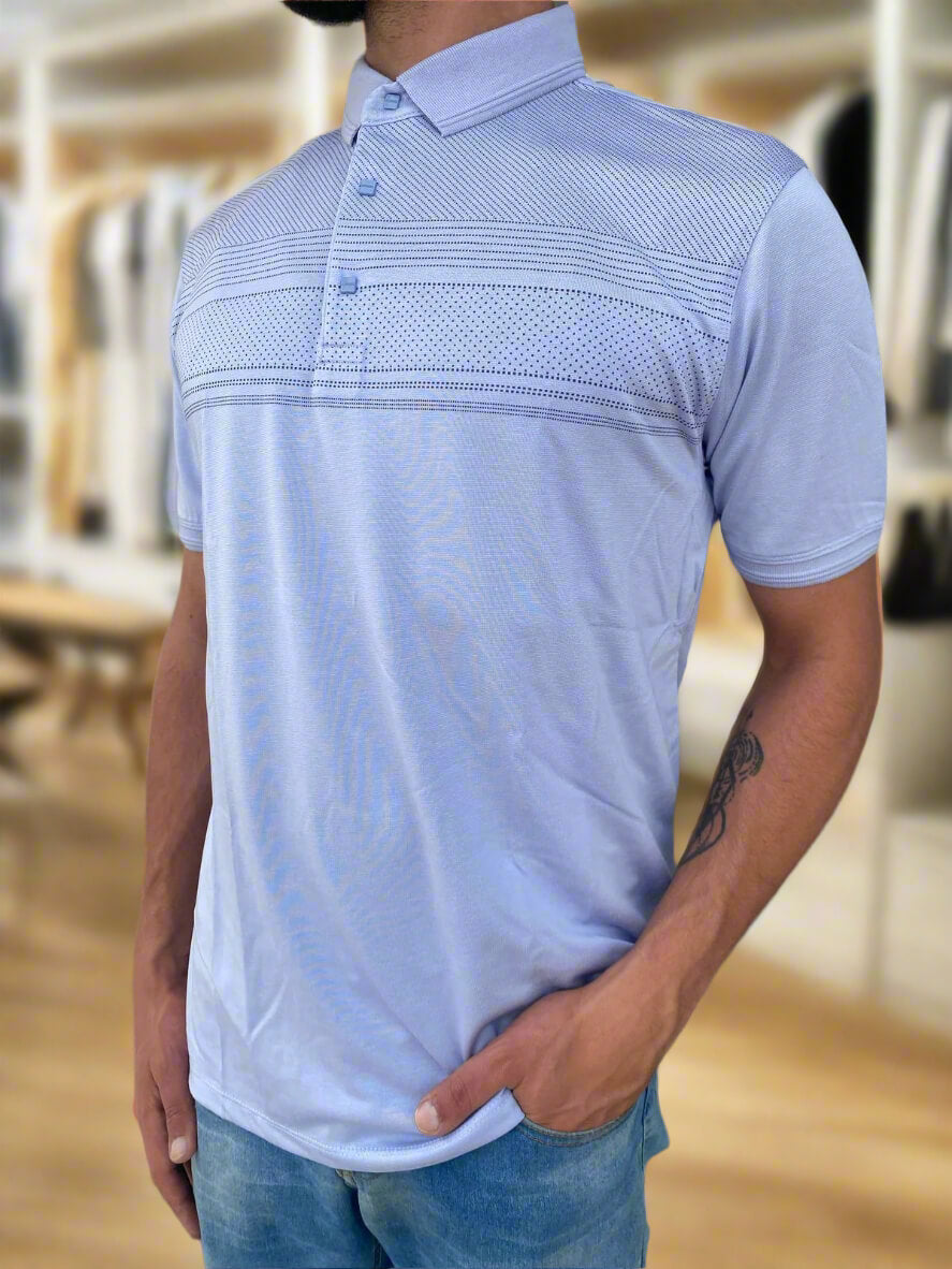 Konko Striped Polo T-shirt