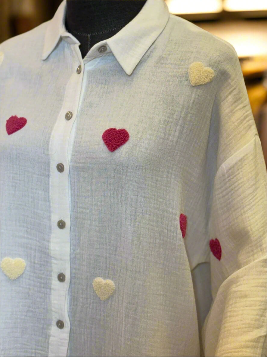 Love Notes Button-Down Shirt