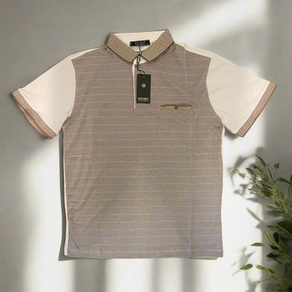 Konko Striped Polo T-shirt