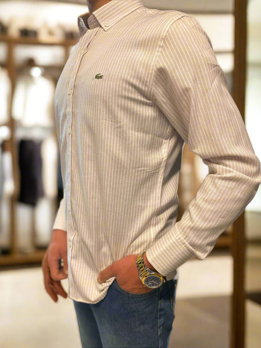 Lacoste striped shirt