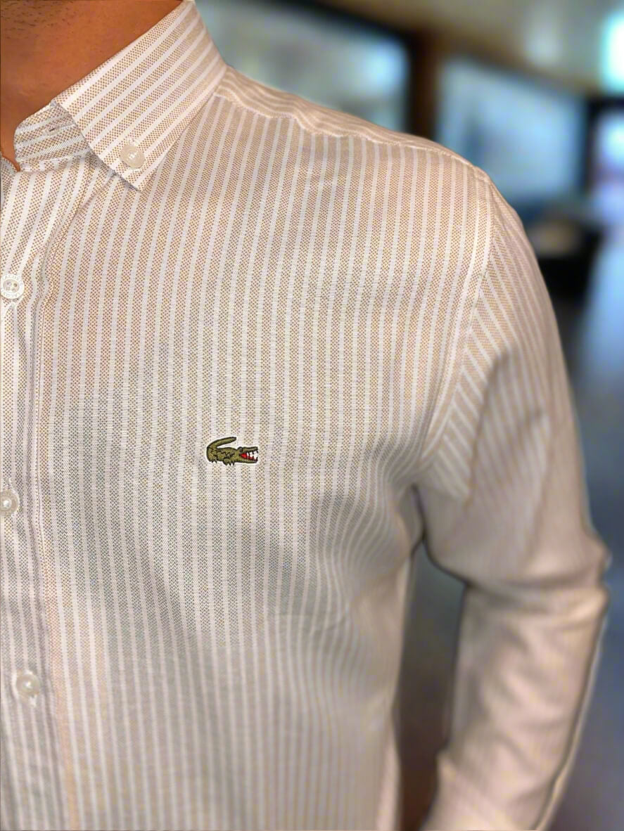 Lacoste striped shirt