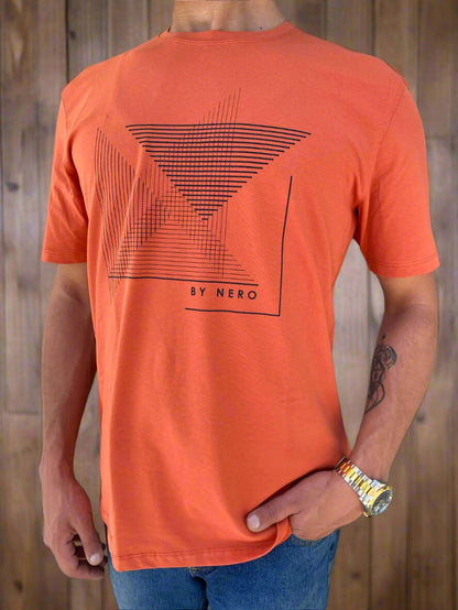 Regular Fit Rounded Neck T-Shirt (Nero)