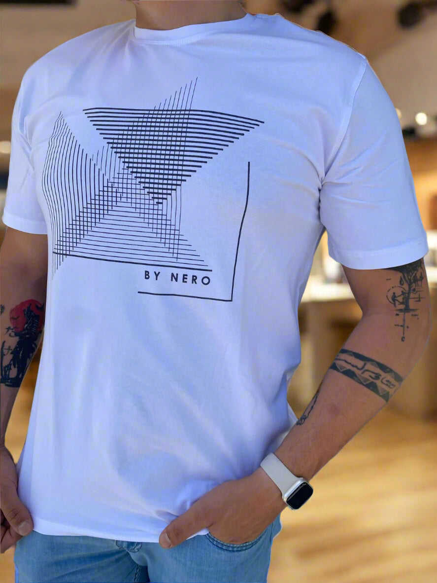 Regular Fit Rounded Neck T-Shirt (Nero)