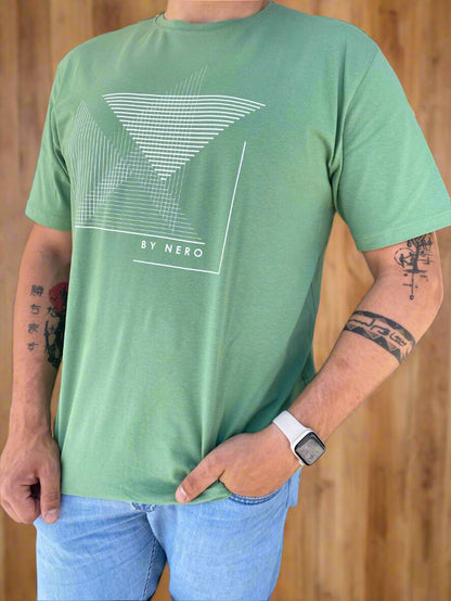 Regular Fit Rounded Neck T-Shirt (Nero)