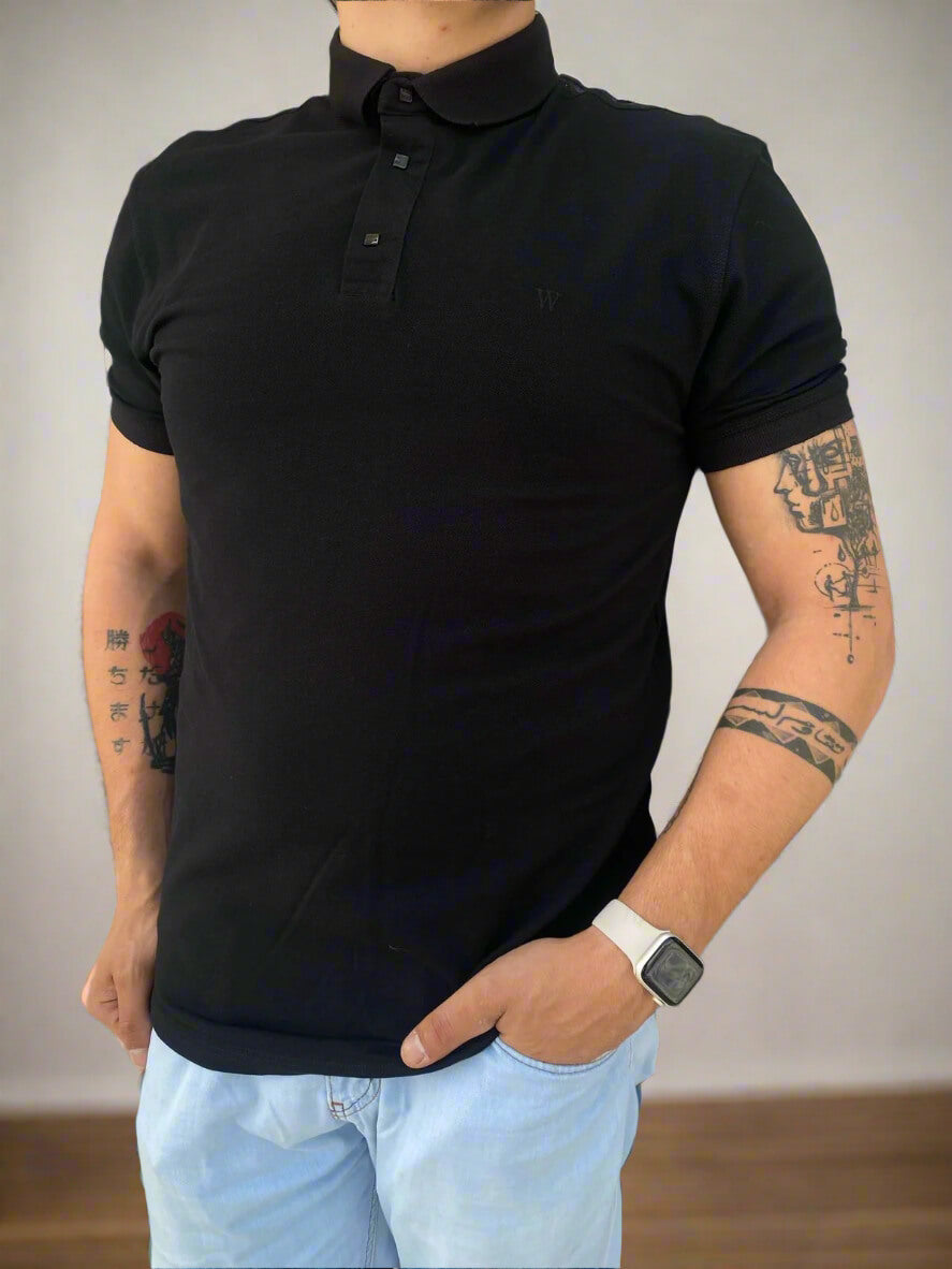 Wellbred Polo Neck T-Shirt