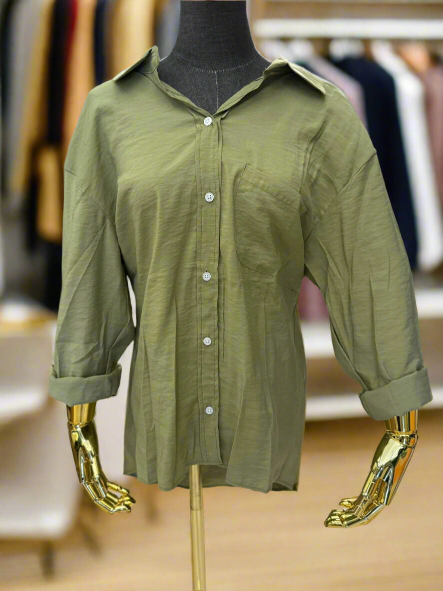 Drop Shoulder Everyday Shirt