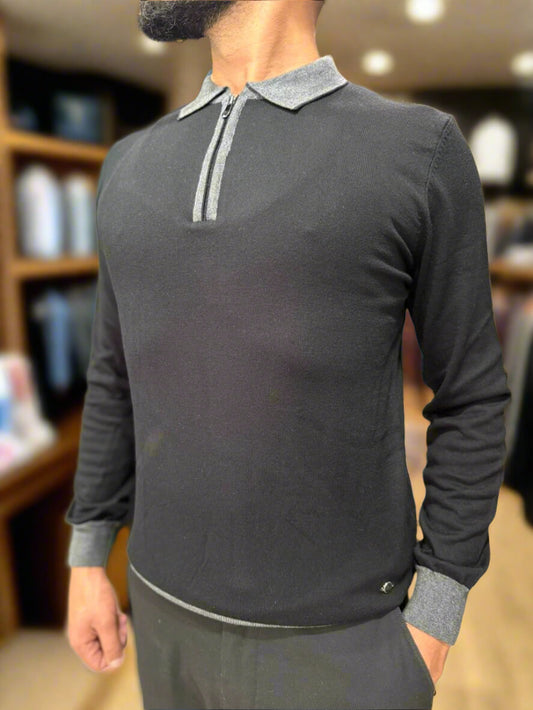 Nero Sweater (Polo Neck)