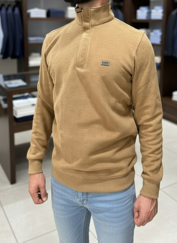 Heritage Stand-Collar Sweatshirt (Ette)