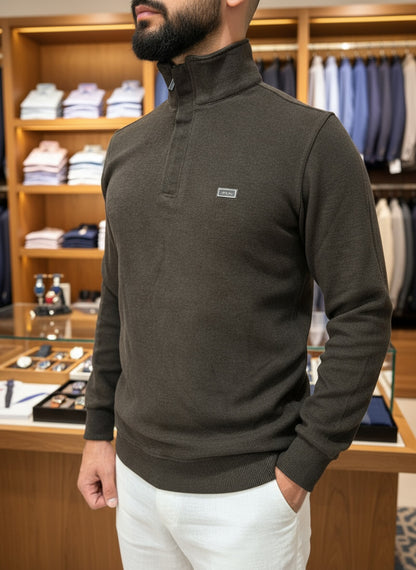 Heritage Stand-Collar Sweatshirt (Ette)