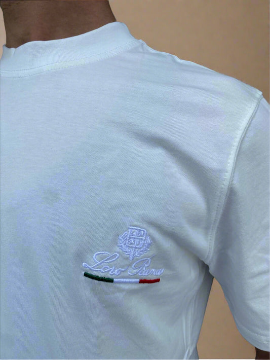Loro Piana - Small embroidered logo - Oversized