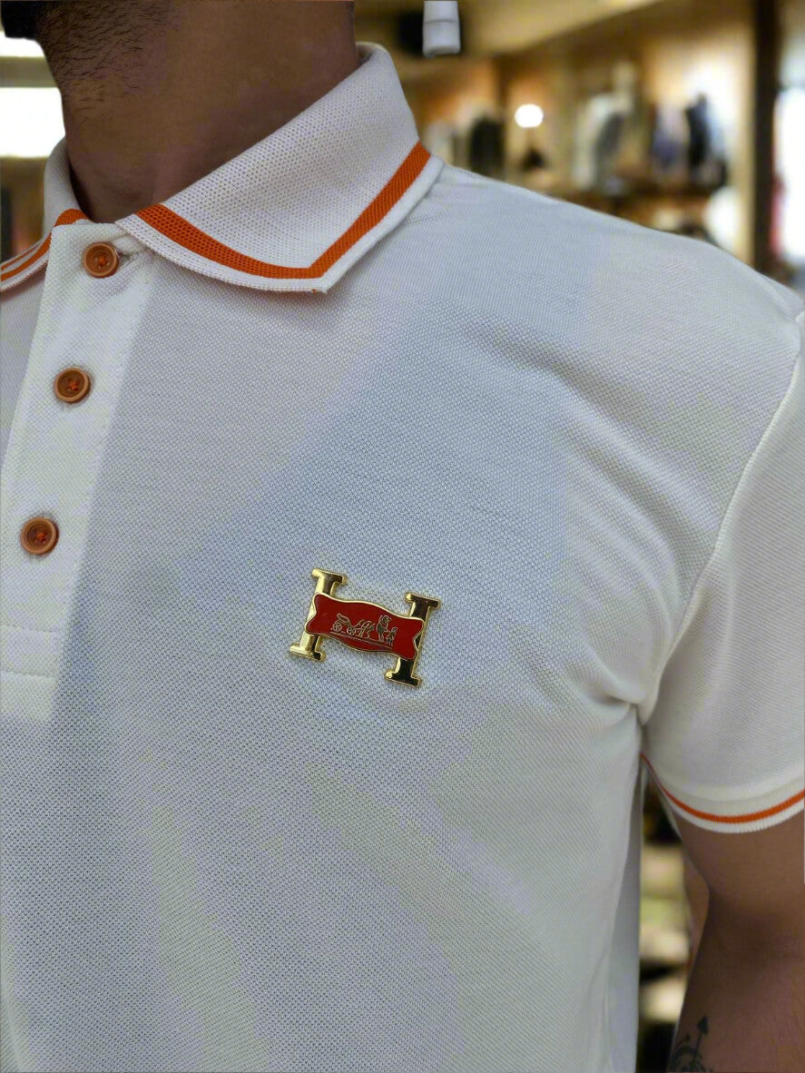 Hermes Polo Neck T-shirt ( Rare Item )