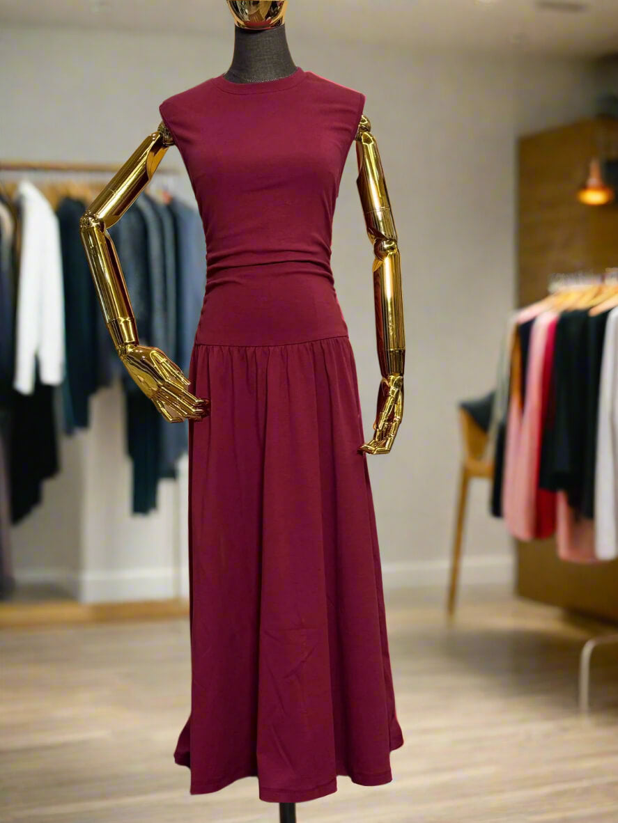 Ruched Waistline Evening Dress